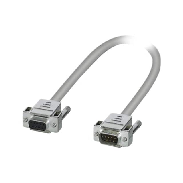 2302049 CABLE ASSY DB09 SHIELDED GRAY 6M