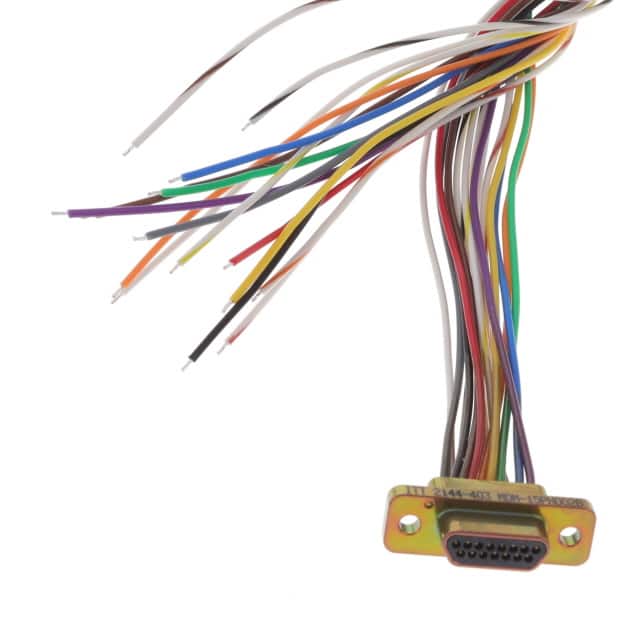 MDM-15PH002B CABLE ASY D TO WIRE 15P 304.8MM