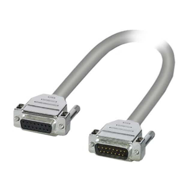 2302117 CABLE ASSY DB15 SHIELDED GRAY 6M