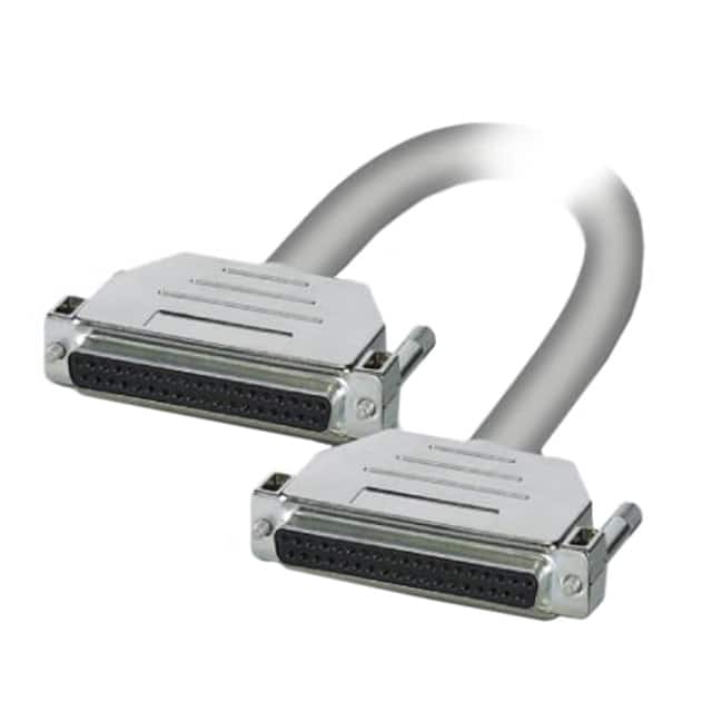 2305509 CABLE ASSY DB37 SHIELDED GRAY 1M