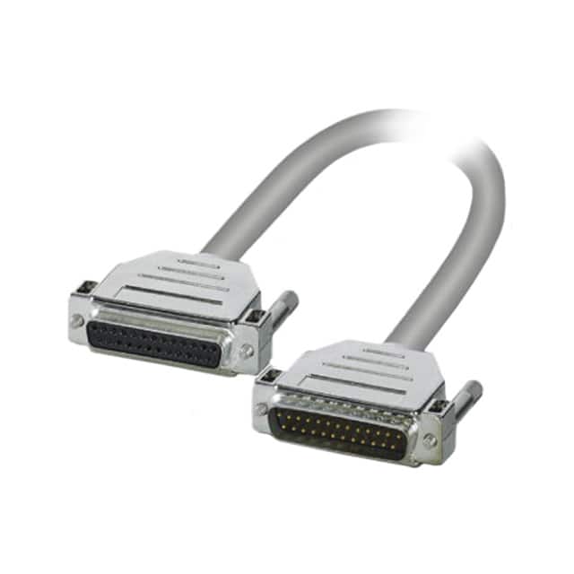 2302175 CABLE ASSY DB25 SHIELDED GRAY 4M
