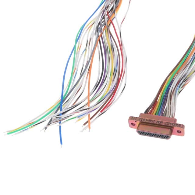 MDM-25PH006B CABLE ASY D TO WIRE 25P 914.4MM