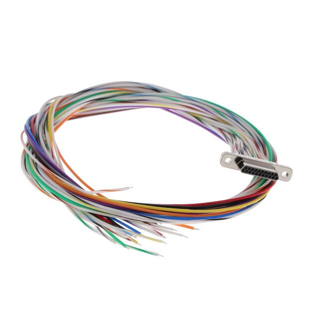 MDLM-21P6PS18B-F222 CONN MICRO-D PLUG 21POS 18IN WIR