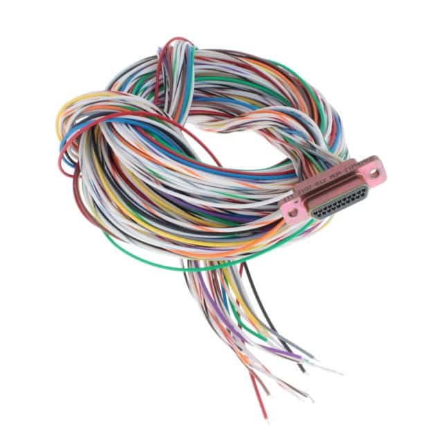 MDM-21PH046B CABLE ASSY D TO WIRE 21P 1.83M