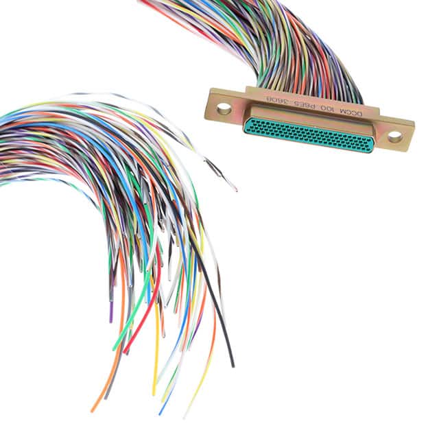 DCCM100P6E5-36.0B MICRO-D PLG 100POS WIRE LEAD 36"