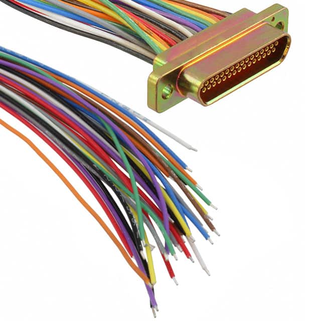M83513/03-B03C CABLE DSUB PLUG 15POS LEADS 18"