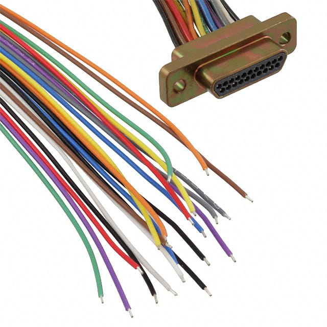 M83513/03-C03C CABLE DSUB PLUG 21POS LEADS 18"