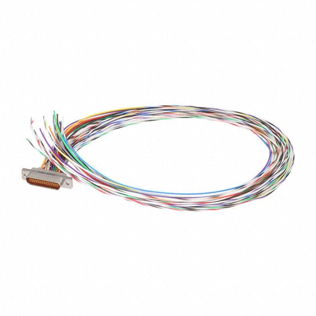 DCCM31S6E5-18.0BN MICRO-D SKT 31POS WIRE LEAD 18"