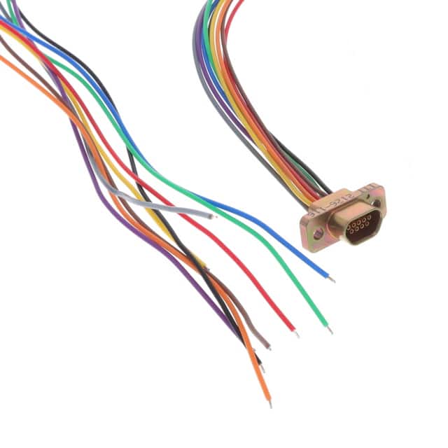 MDM-9SH005B CABLE ASSY D TO WIRE 9P 762MM
