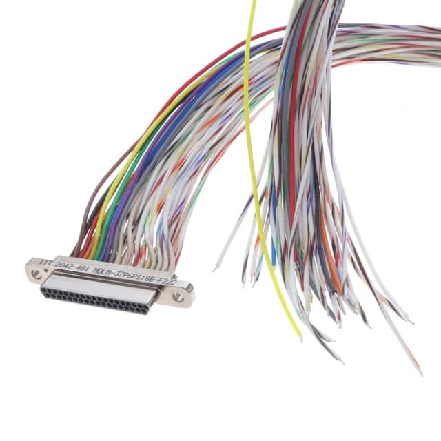 MDLM-37P6PS18B-F222 CONN MICRO-D PLUG 37POS 18IN WIR