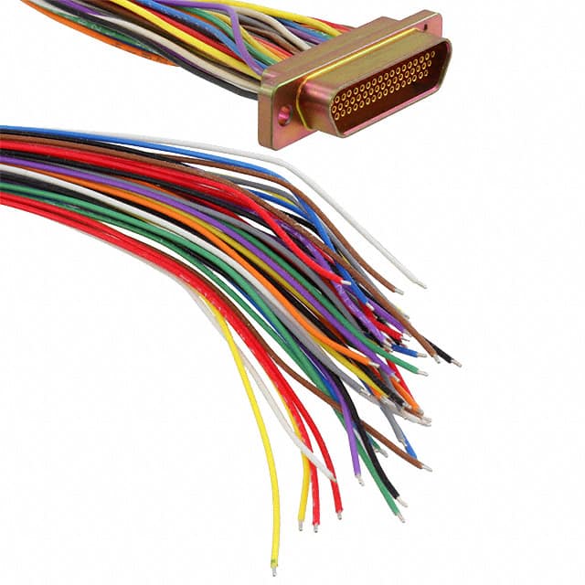 M83513/04-G03C MICRO-D RCPT 51POS SKT 18" WIRE