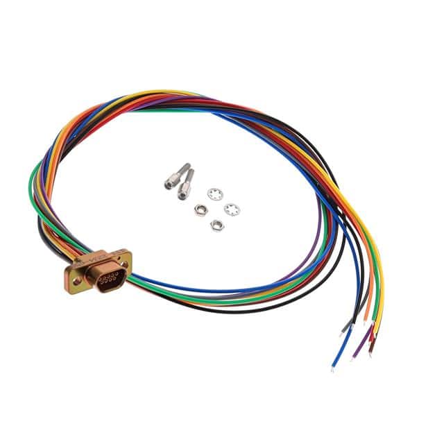 MDM-9SH003P MICRO-D PLUG 9POS SKT 18" WIRE