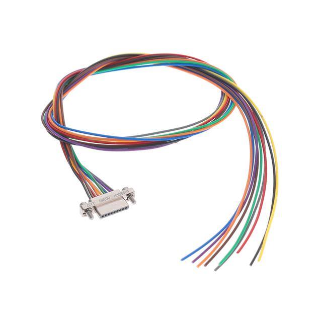 MM-112-009-161-41WQ D-SUB, PLUG, .050", 1ROW, 9POS,
