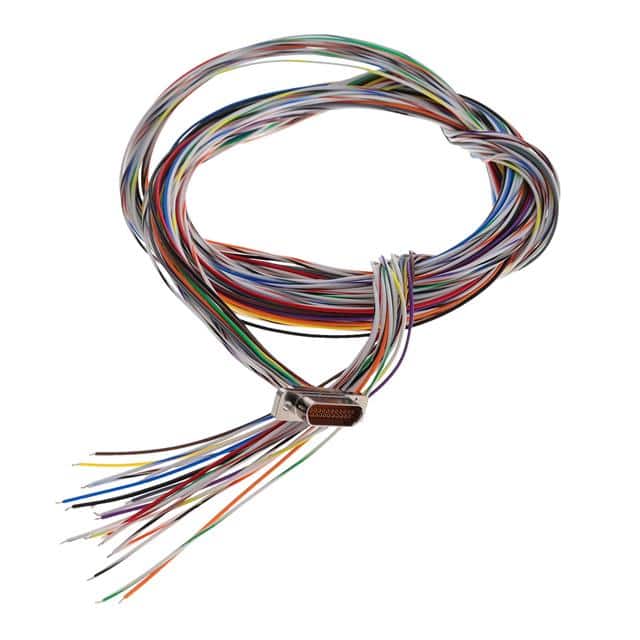 MDM-21SH046B-A174 CABLE ASSY D TO WIRE 21P 1.83M