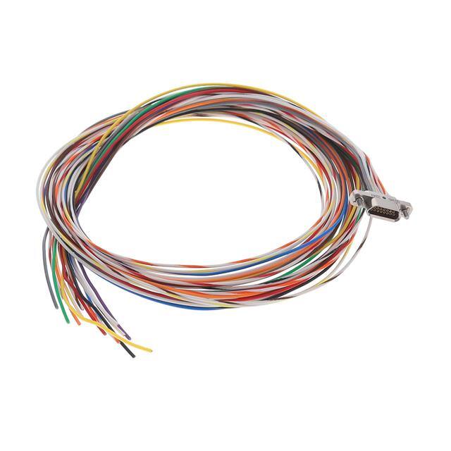 MQ-222-015-261-41WD D-SUB, RCPTL, .050", 2ROW, 15POS