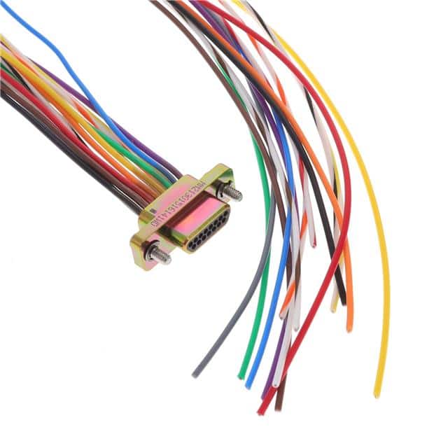 MM-213-015-161-41WD D-SUB, PLUG, .050", 2ROW, 15POS,