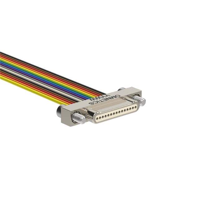 A54000-015 NANO-D 15 PIN MALE 18" WIRE LEAD