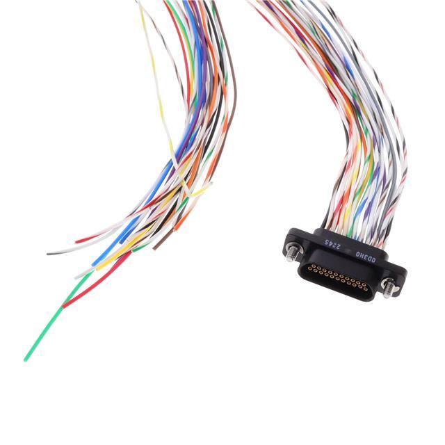MM-224-021-261-41WR D-SUB, RCPTL, .050", 2ROW, 21POS