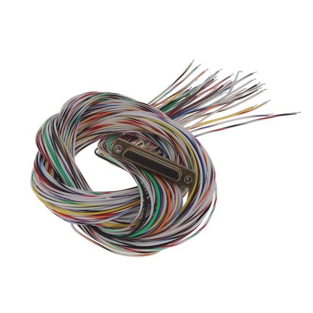 MDM-37PH006F-F222 CABLE ASY D TO WIRE 37P 914.4MM