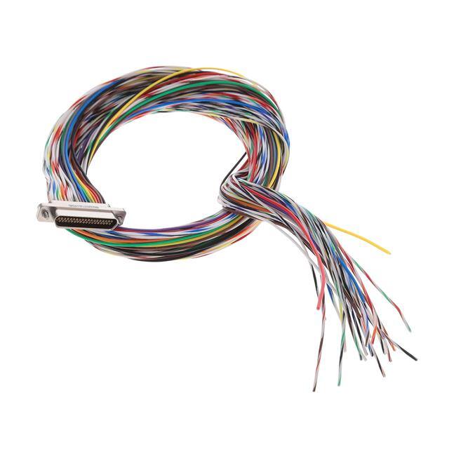 MM-222-037-261-45WD D-SUB, RCPTL, .050", 2ROW, 37POS