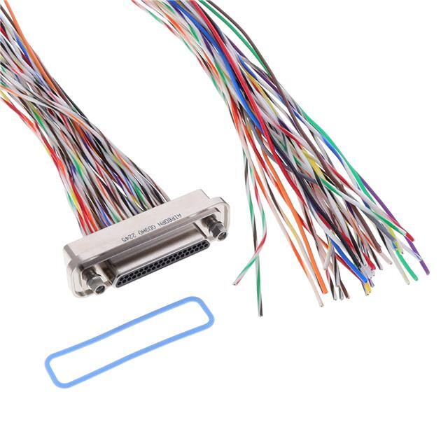 MM-2A2-037-161-26WN D-SUB, PLUG, .050", 2ROW, 37POS,