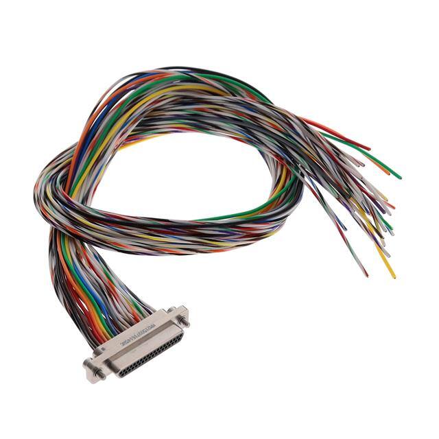 MM-215-037-161-45WC D-SUB, PLUG, .050", 2ROW, 37POS,