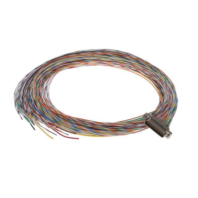 MM-322-051-261-43WD D-SUB, RCPTL, .050", 3ROW, 51POS