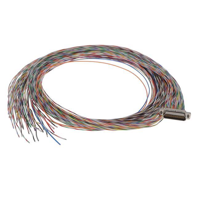 MM-322-051-261-45WD D-SUB, RCPTL, .050", 3ROW, 51POS