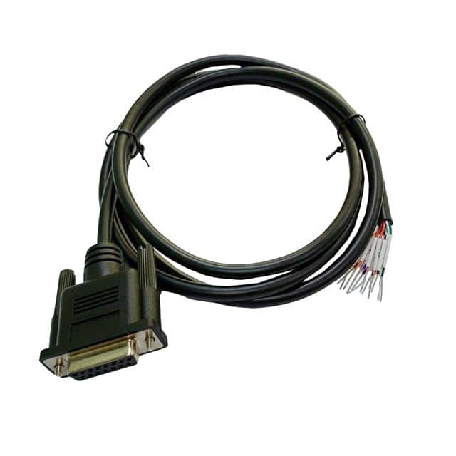 DBC-15FW-25 DB15 Female Serial Cable to Bare