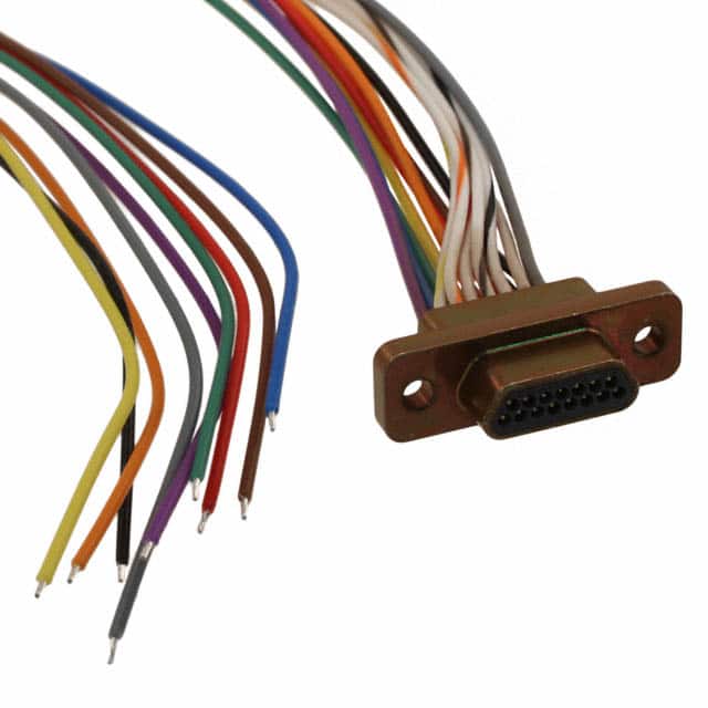 MDM-15PH003B CABLE ASY MIC D-WIR 15P 457.2MM