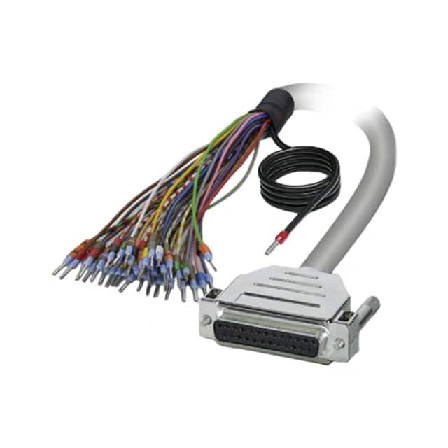 2926182 CABLE ASSY DB25 SHIELDED GRAY 2M