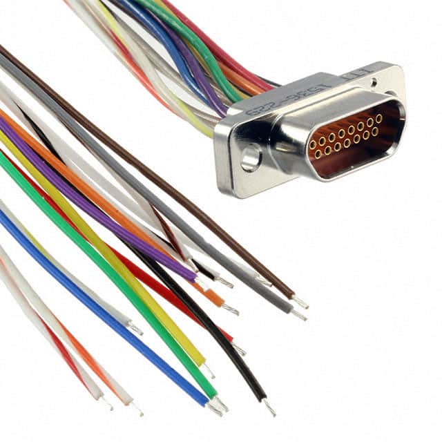MDM-15SH006B-A174-F222 CABLE ASY D TO WIRE 15P 914.4MM