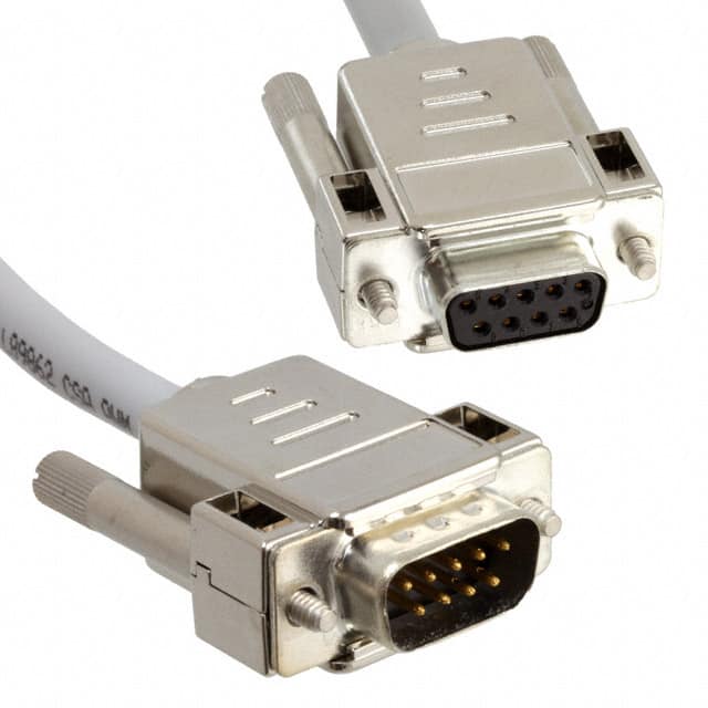 2299987 CABLE ASSY DB09 SHLD GRAY 500MM