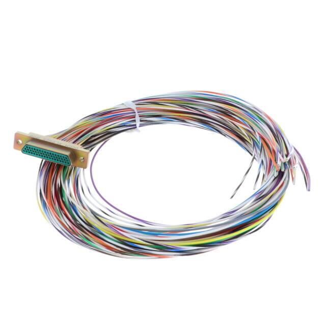 DCCM51P6E5-18.0B MICRO-D PLUG 51POS WIRE LEAD 18"