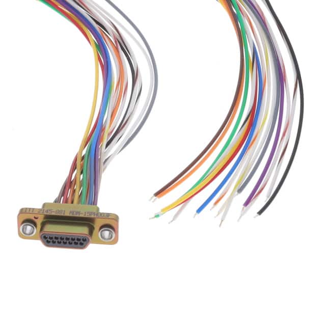 MDM-15PH003F CABLE ASY D TO WIRE 15P 457.2MM