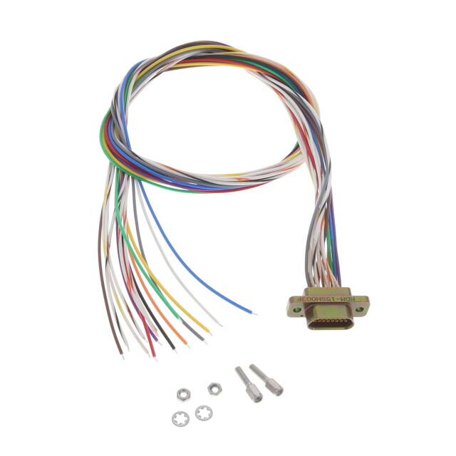 MDM-15SH003P CABLE ASY D TO WIRE 15P 457.2MM