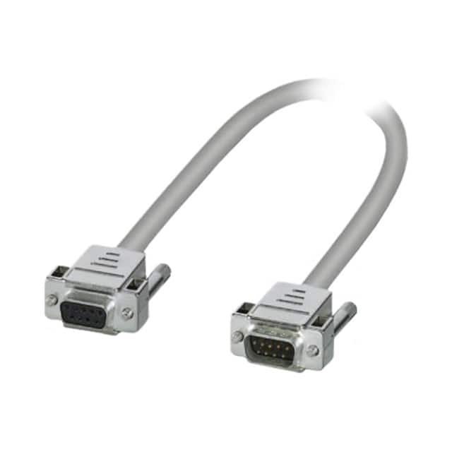 2302023 CABLE ASSY DB09 SHIELDED GRAY 3M