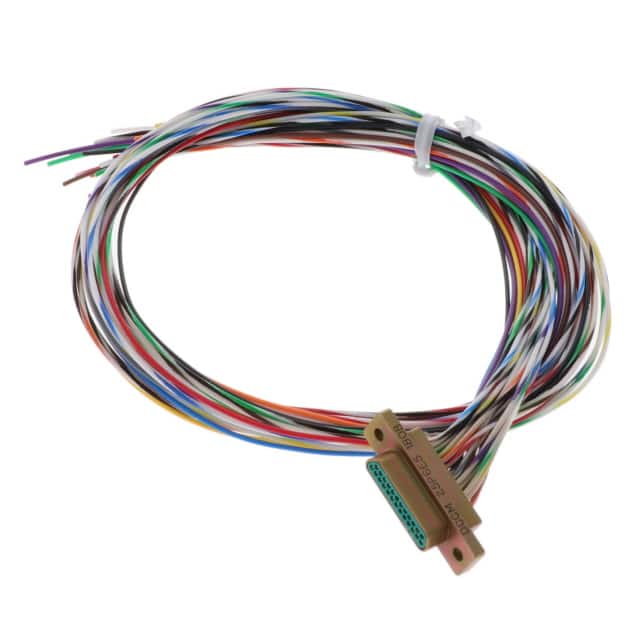 DCCM25P6E5-18.0B MICRO-D PLUG 25POS WIRE LEAD 18"