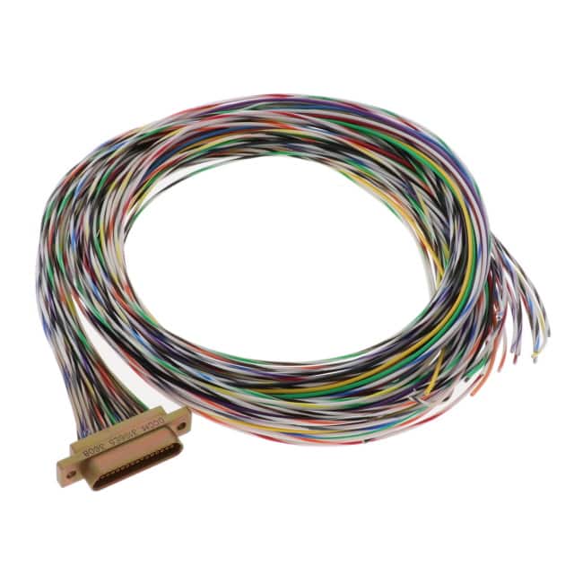 DCCM31S6E5-36.0B MICRO-D SKT 31POS WIRE LEAD 36"