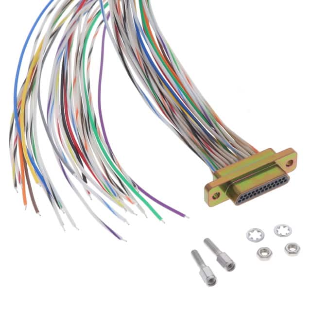 MDM-25PH003P CABLE ASY D TO WIRE 25P 457.2MM