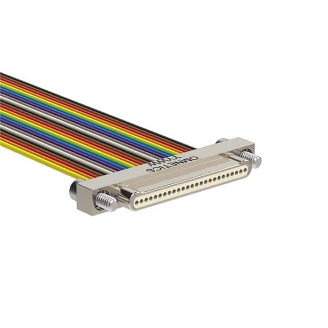 A54000-025 NANO-D 25 PIN MALE 18" WIRE LEAD