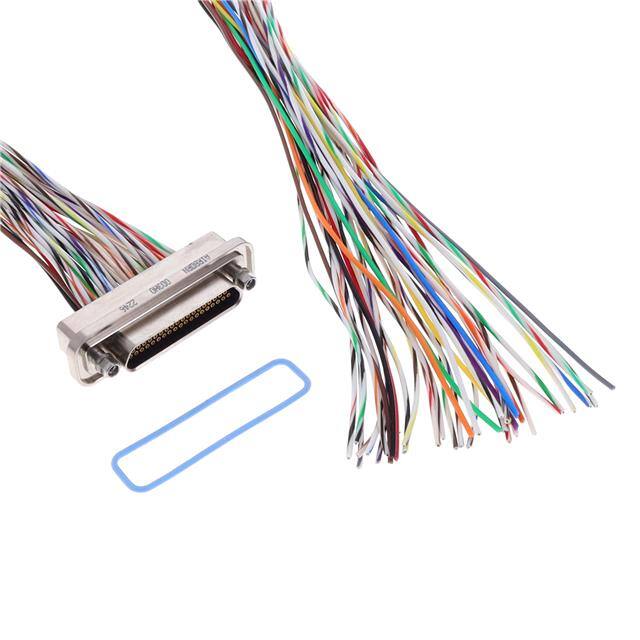 MM-2C2-037-261-28WN D-SUB, RCPTL, .050", 2ROW, 37POS