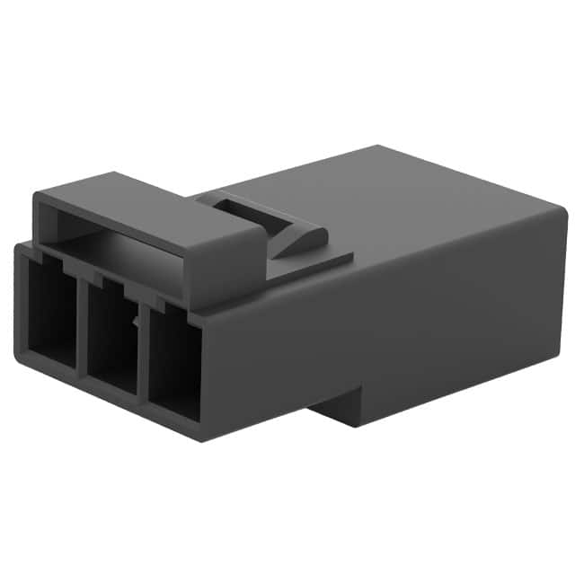 2834055-2 REC, 3P LATCHED POKE-IN WTW CONN