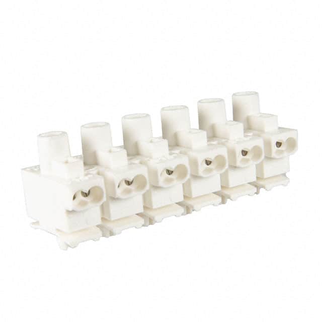114806 CONN TERM STRIP 6POLE SCREWLESS