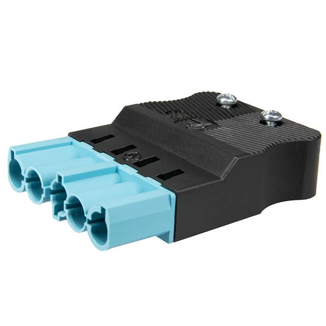 17995 CONN PLUG 5POS SCREW W/STRAIN