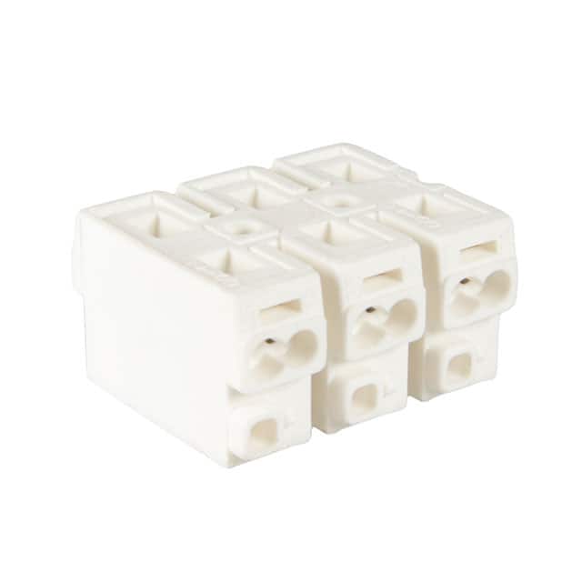 112003 CONN TERM STRIP 3POLE SCREWLESS