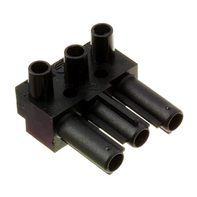 160063 CONN PLUG 3POS SCREW BLK