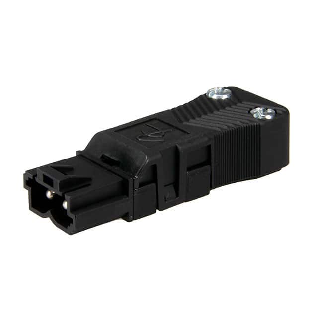 146462 CONN PLUG 2POS SCREW W/STRAIN