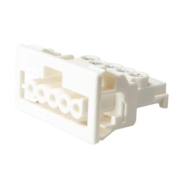 148655 CONN RECEPT 5POS SCREW PNLMT