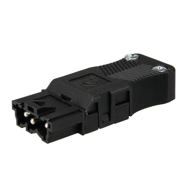 146463 CONN PLUG 3POS SCREW W/STRAIN